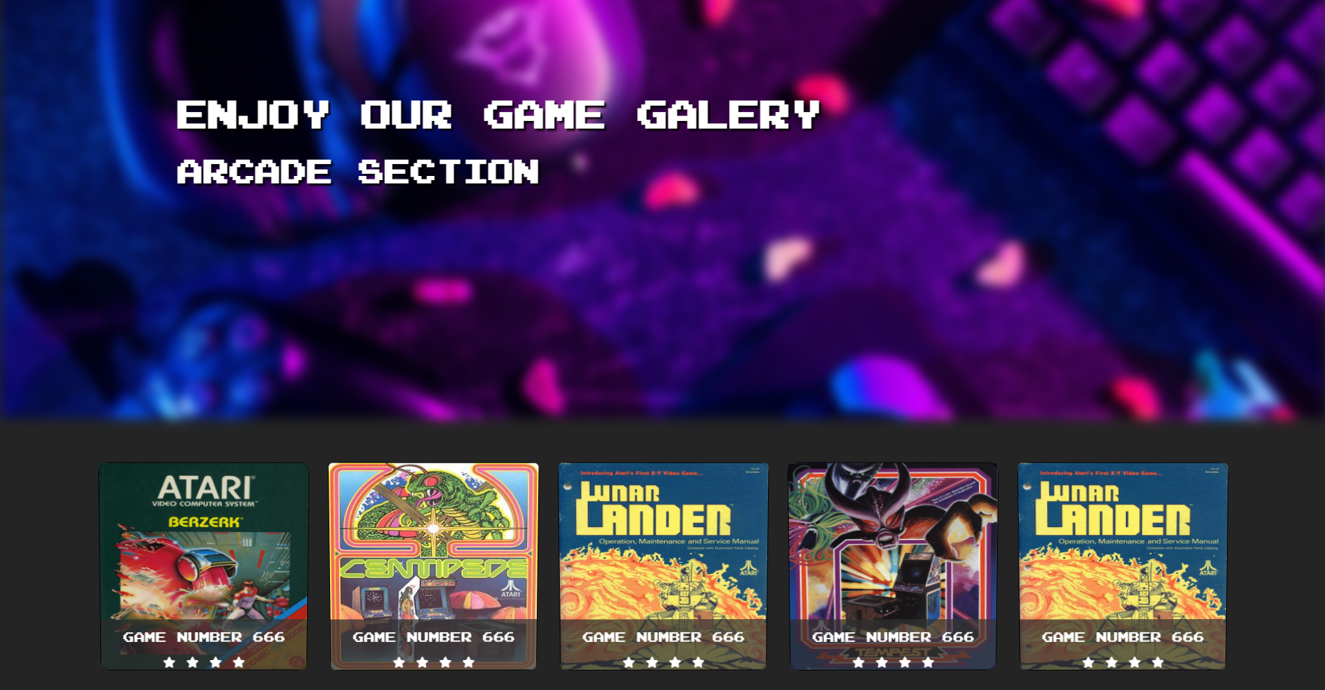 Vista de Arcade World