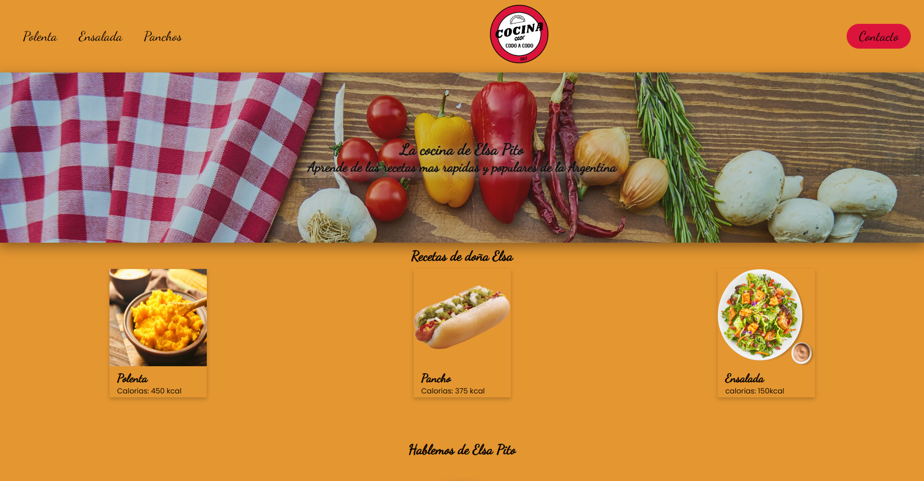 Vista de Recetas del Sapi